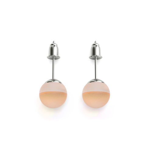 Pêche | Argent sterling .925 | Boucles d'Oreilles Sirène Verre